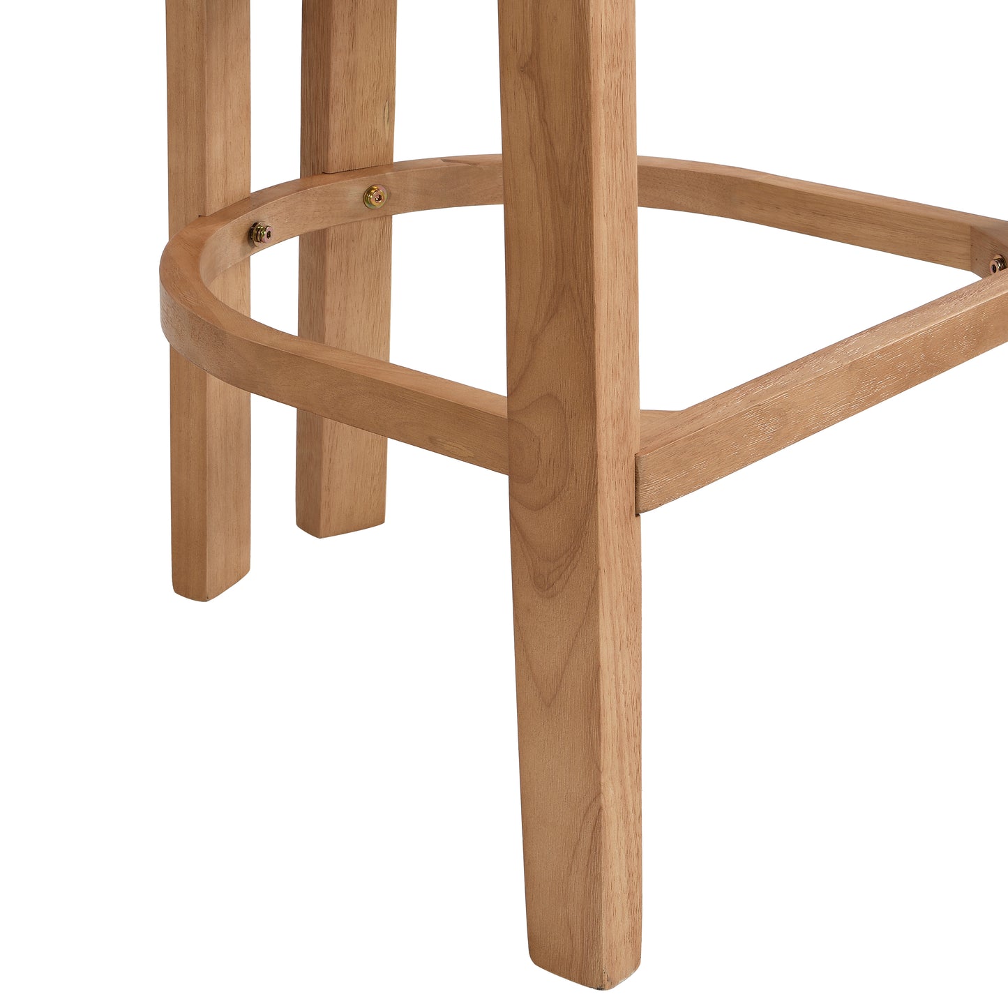 Thorn 30" Wooden Frame and Upholstered barstool with arm and back,Set of 2