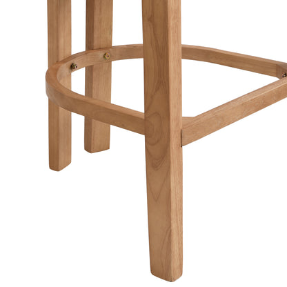 Thorn 30" Wooden Frame and Upholstered barstool with arm and back,Set of 2