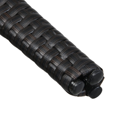 Brisa Outdoor Dining Chairs, Stackable Chairs with UV-Resistant PE Rattan and Steel Frame, Supports 400lbs,Set of 2