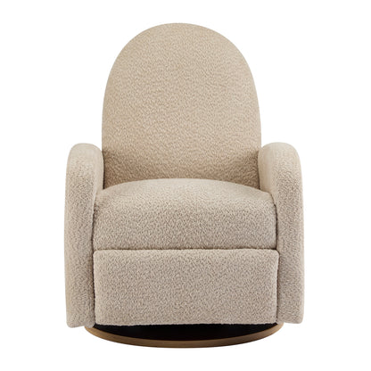 Alindra Modern 360° Swivel Glider Recliner Chair with Rocking Motion