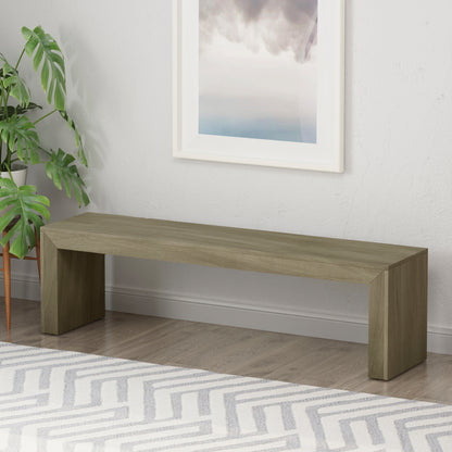 Alveton Rustic Acacia Wood Dining Bench
