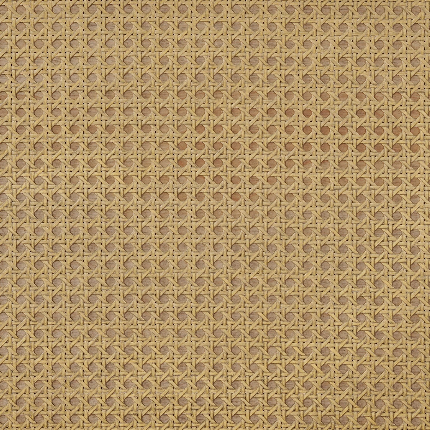 Ravosilor Curved Wooden Bed Frame with Nature Rattan Headboard&Footboard