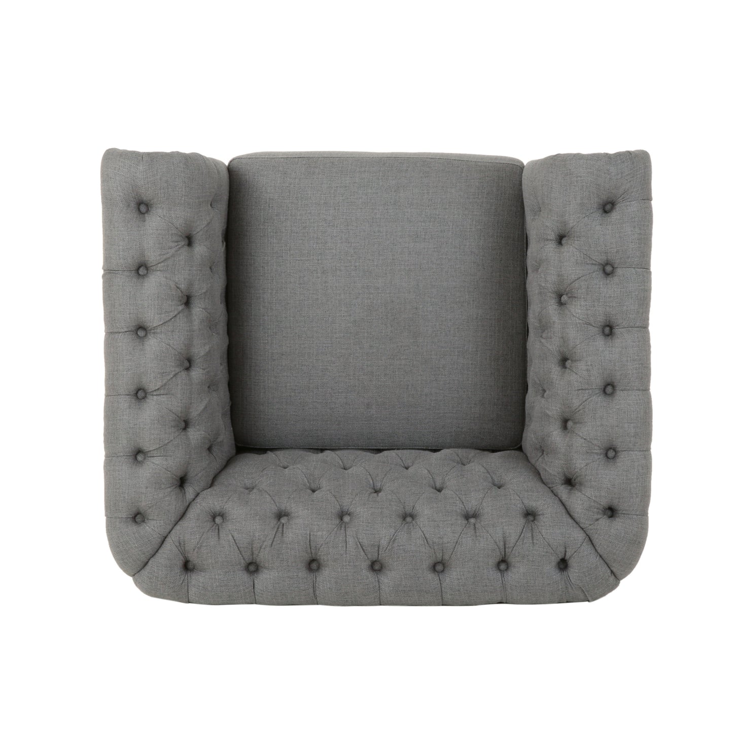 Leila Chesterfield Fabric Club Chair
