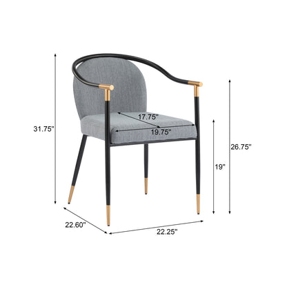 Auvia Modern Upholstered Cushioned Dining Chair