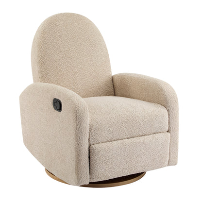 Alindra Modern 360° Swivel Glider Recliner Chair with Rocking Motion