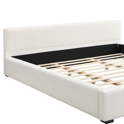Oravionis Modern Nordic Design Elegant Beige Wide-edge Bed