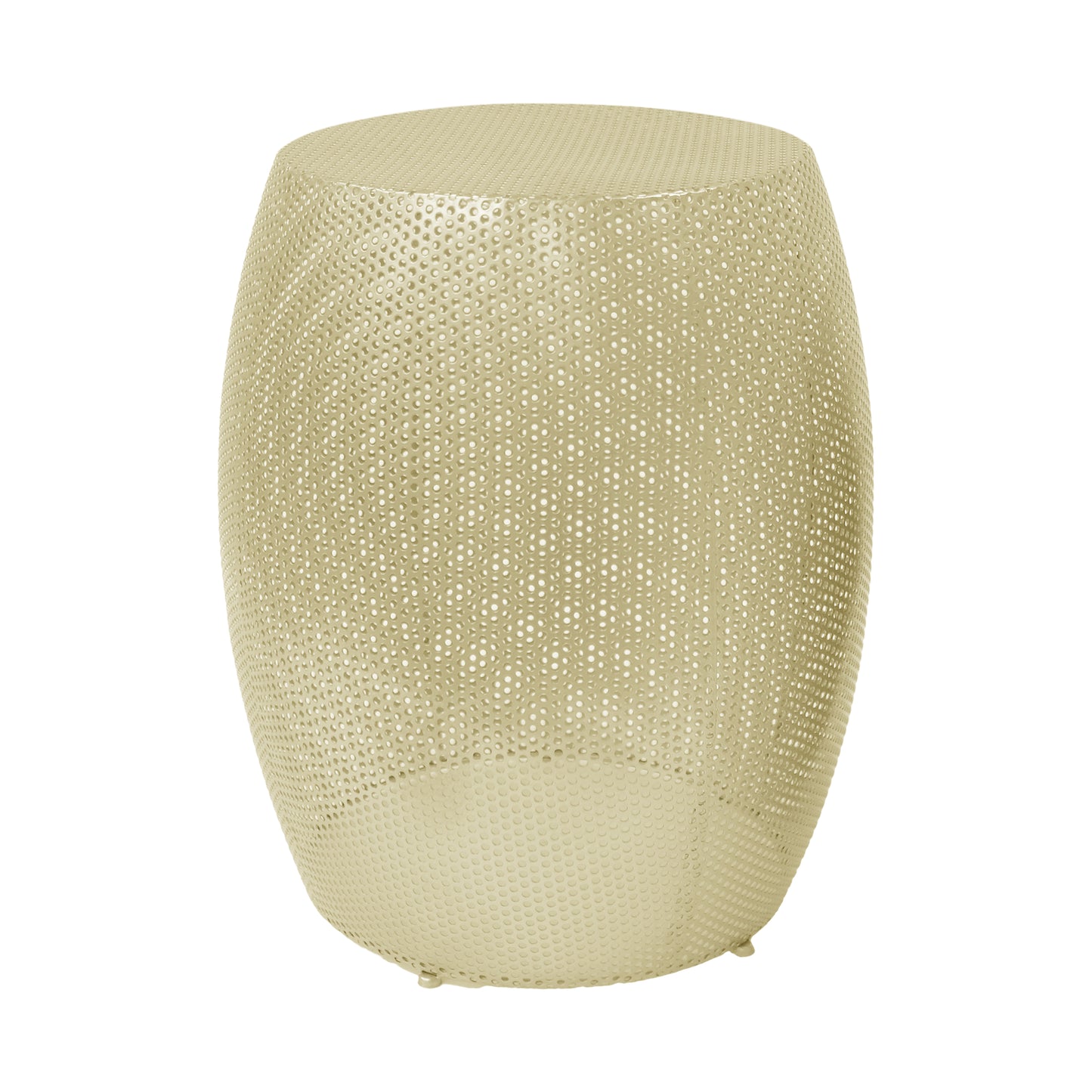 Grandoer Round Metal Hollow Side Table Set