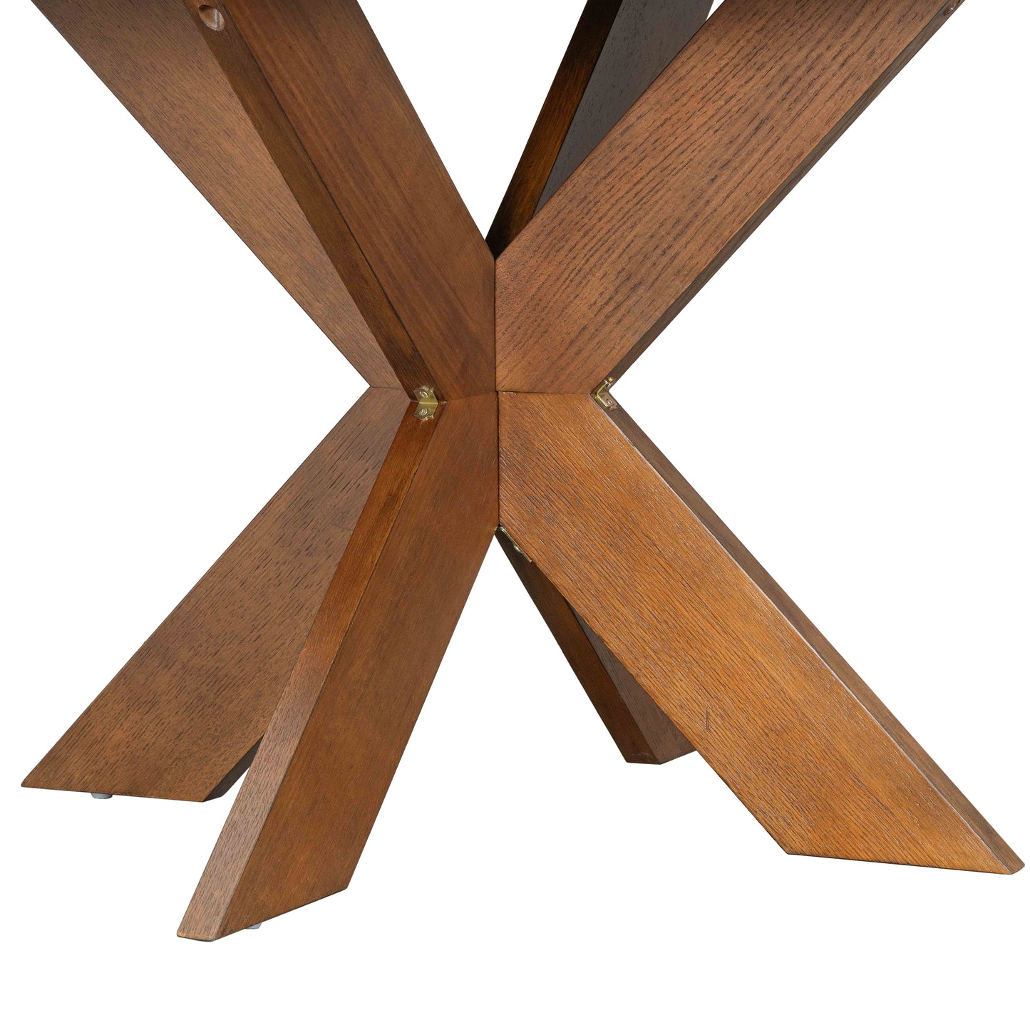 Sylquinn Round Dining Table Modern Farmhouse Kitchen Table, Cherry