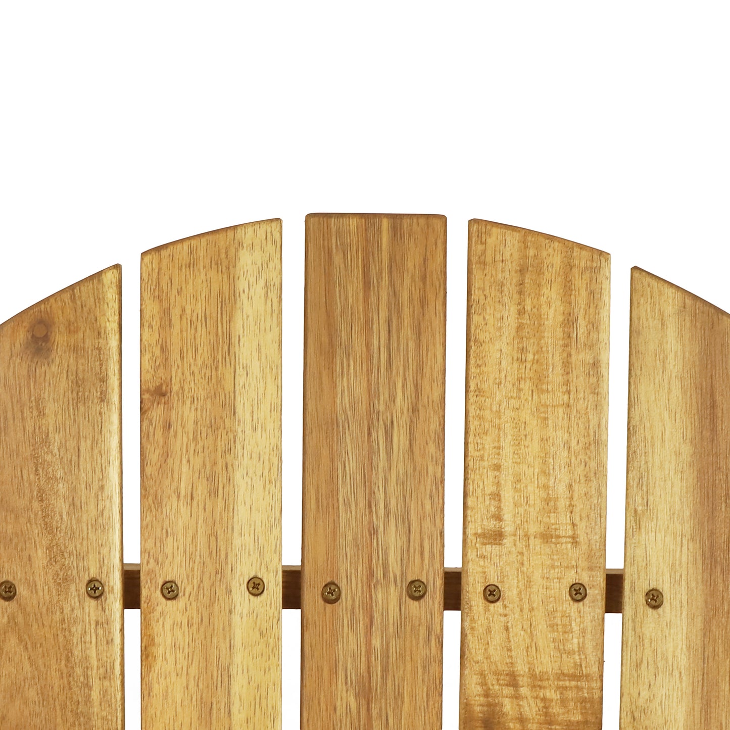 Kandyce Outdoor Acacia Wood Folding Adirondack Chair With Cup Holder