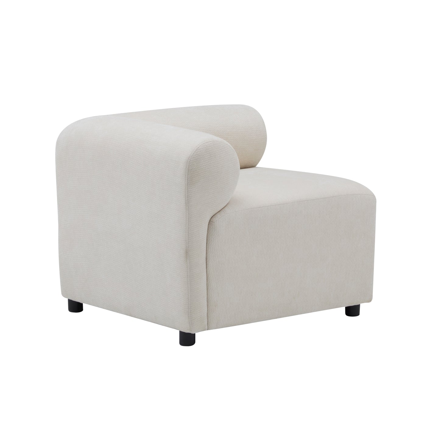 Evelyn Modular Sectional – 3 Armless Chairs + 1 Corner Chair