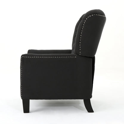 Finnion Modern Fabric Push Back Recliner
