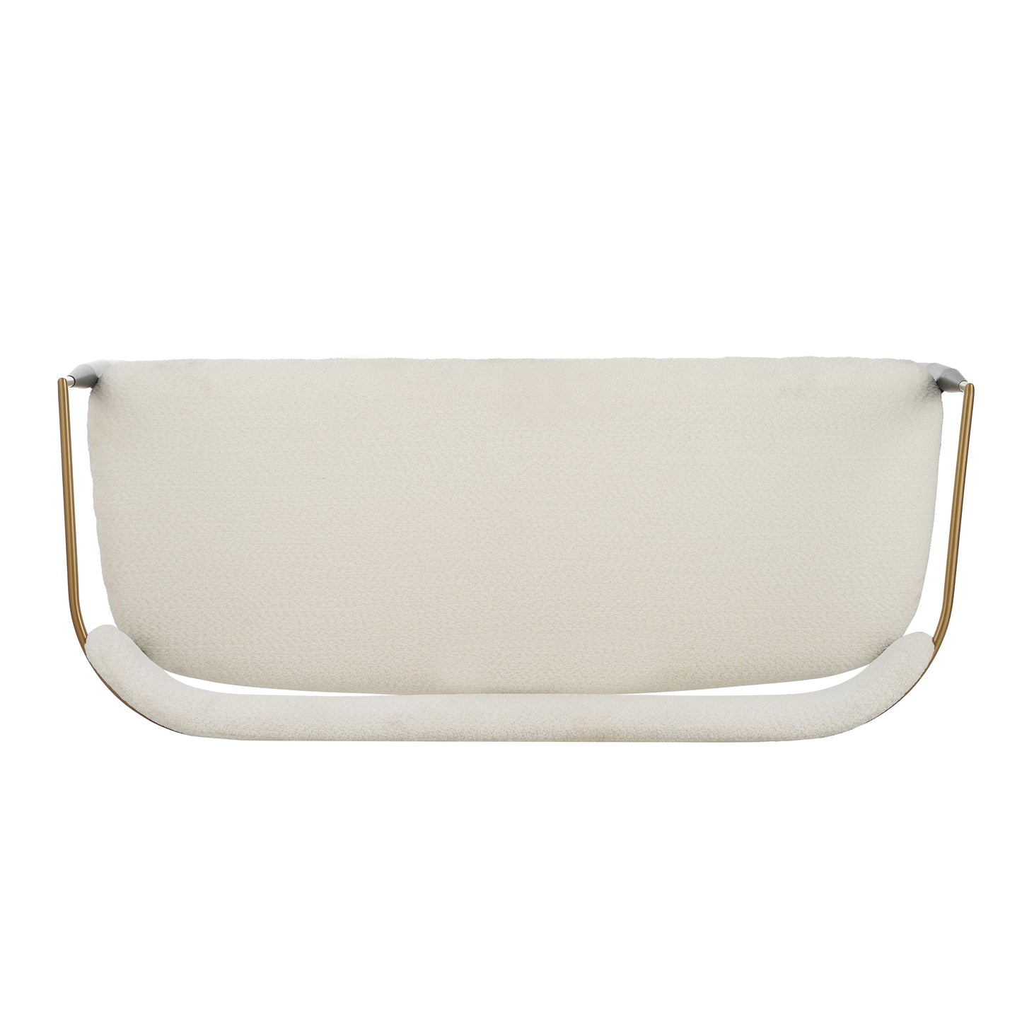 Embara Minimalist  Style Metal Loveseat Settee
