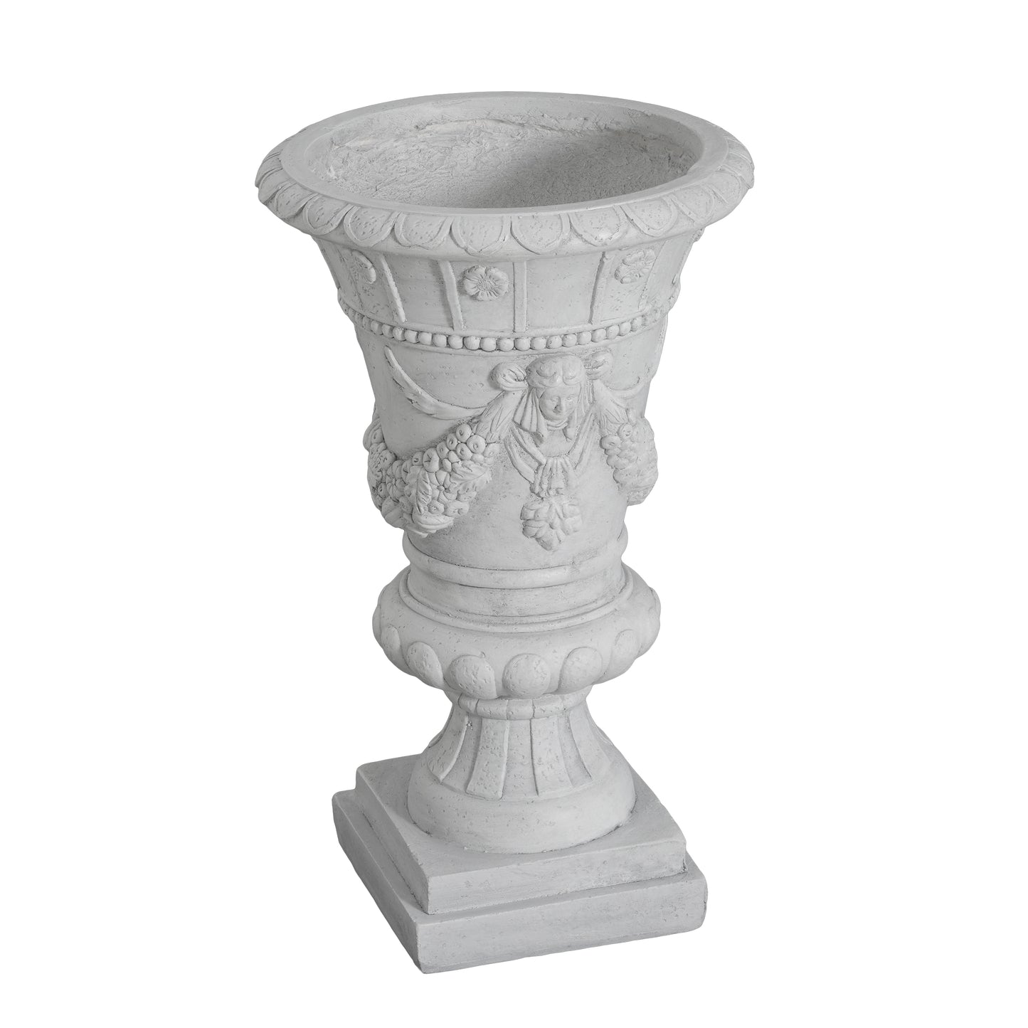 Ashwilde MGO Garden Urn, Light Grey, 23.75'' H