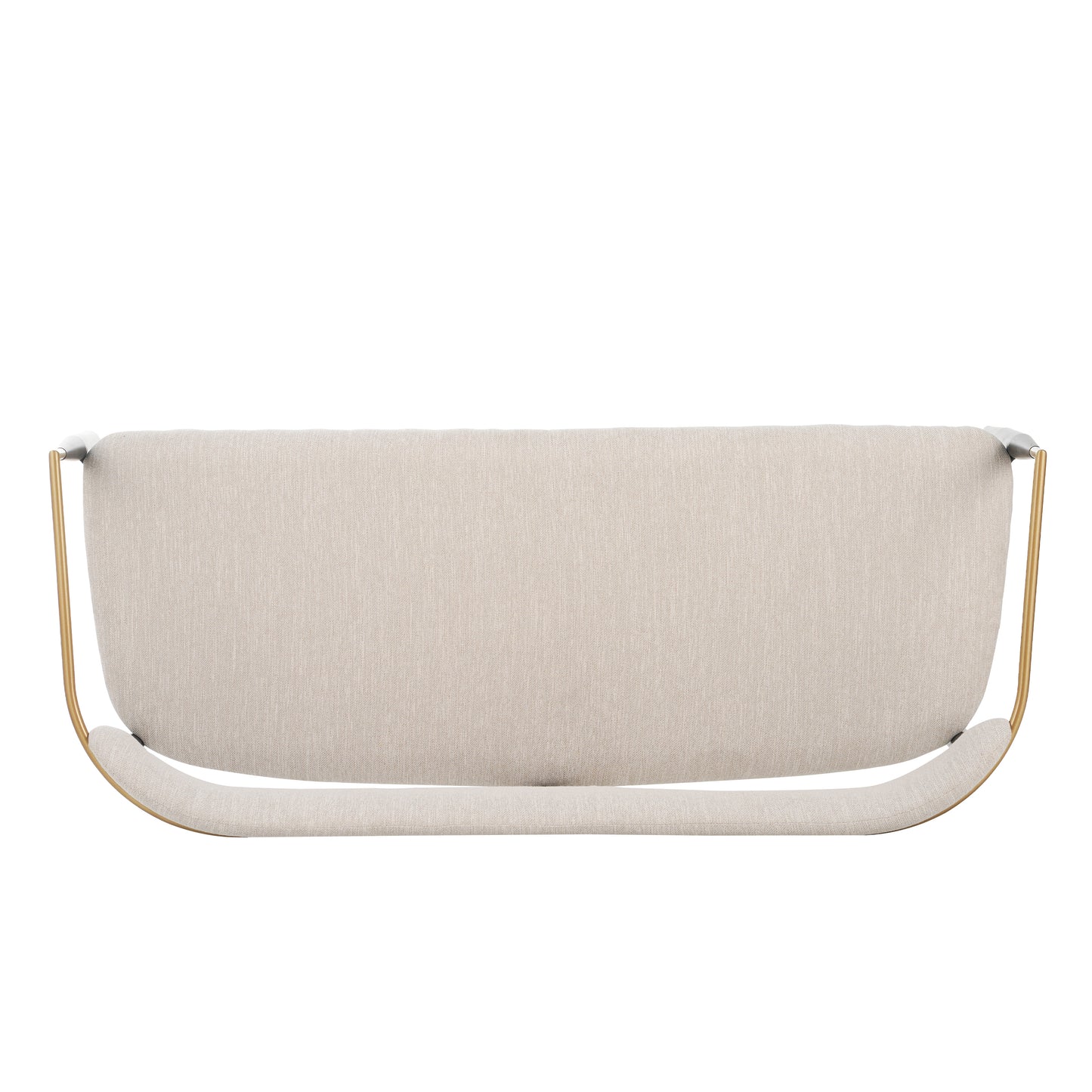 Embare Minimalist  Style Metal Loveseat Settee