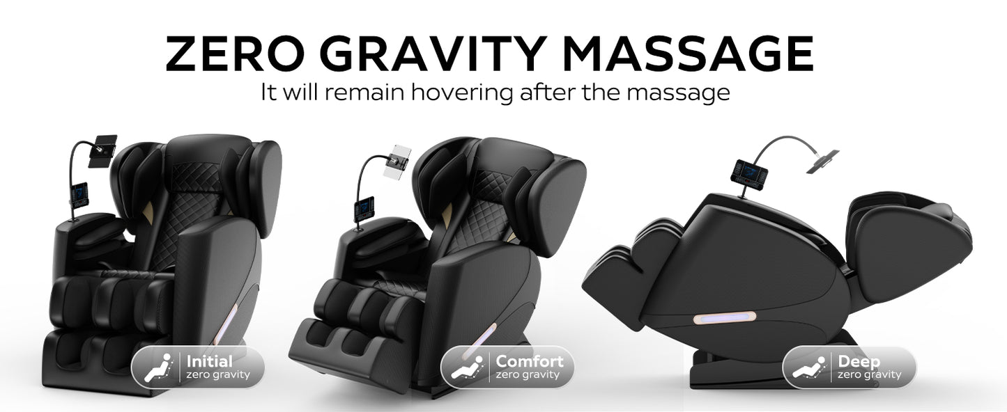 New Advanced Zero Gravity Full Body Massage Chair with Air Pressure Massage