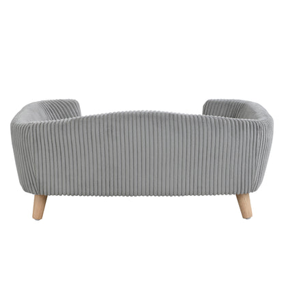 Samuel Mid Century Small Plush Pet Bed