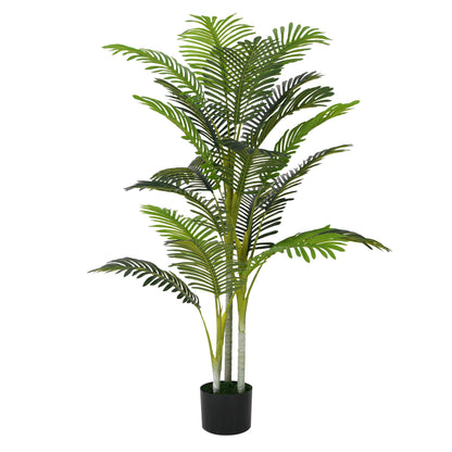 Ambrose 61" Artificial Palm Tree with Black Plastic Pot - 2pcs