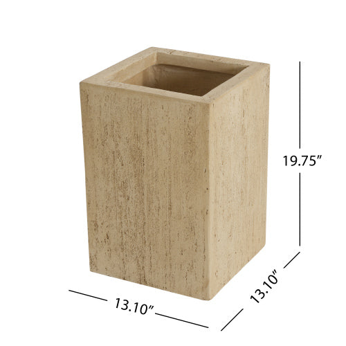 Mistry MGO Handmade Rectangle Planter Box,Travertine