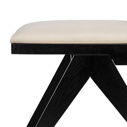 Chandian Dining Room Chairs, Cane Upholstered Kitchen Chairs Side Chairs With Cushion,Set of 2