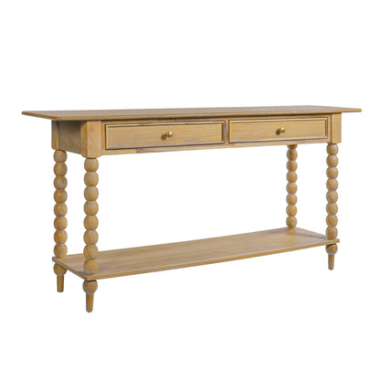 Beatrice 31.5" Console Table - 2 Drawers & Shelf for Living Room/Hallway Storage & Decor