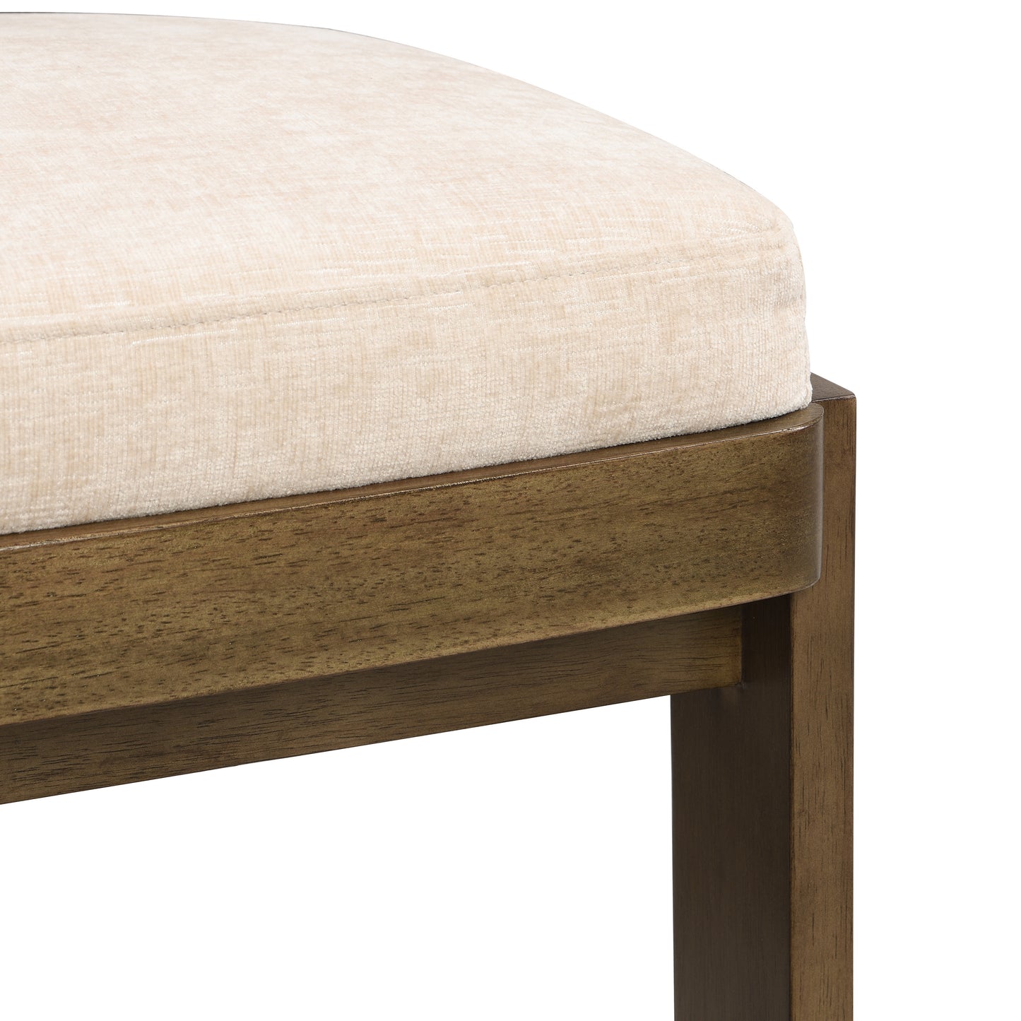 Dinrele Upholstered Fabric Dining Chairs Set of 2