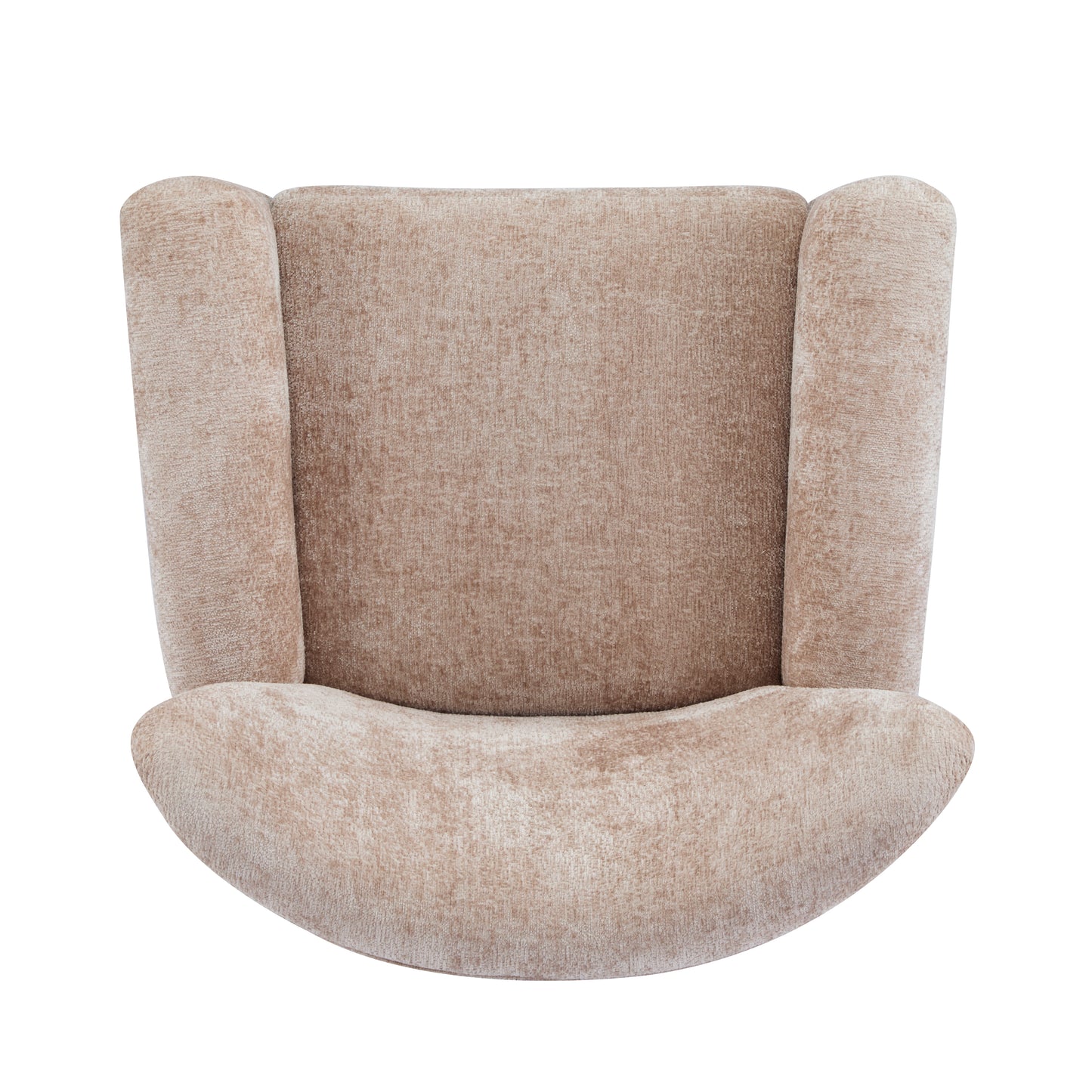 Isorylis Premium Fabric Cozy Wingback Solid Armchair