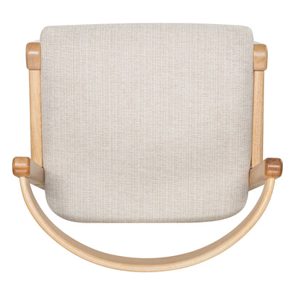 Balman Indoor Rubberwood Barstool,Beige Upholstery, Set of 2