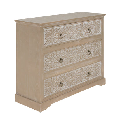 Caradoc Bohemian Style Accent Dresser With Three Drawer