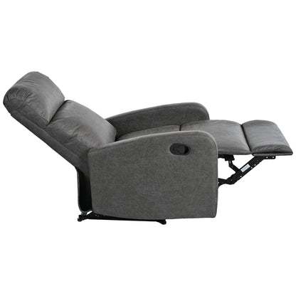 Elarra Modern Recliner Manual Recliner Home Theater Manual Recliner Chair with Adjustable Backrest