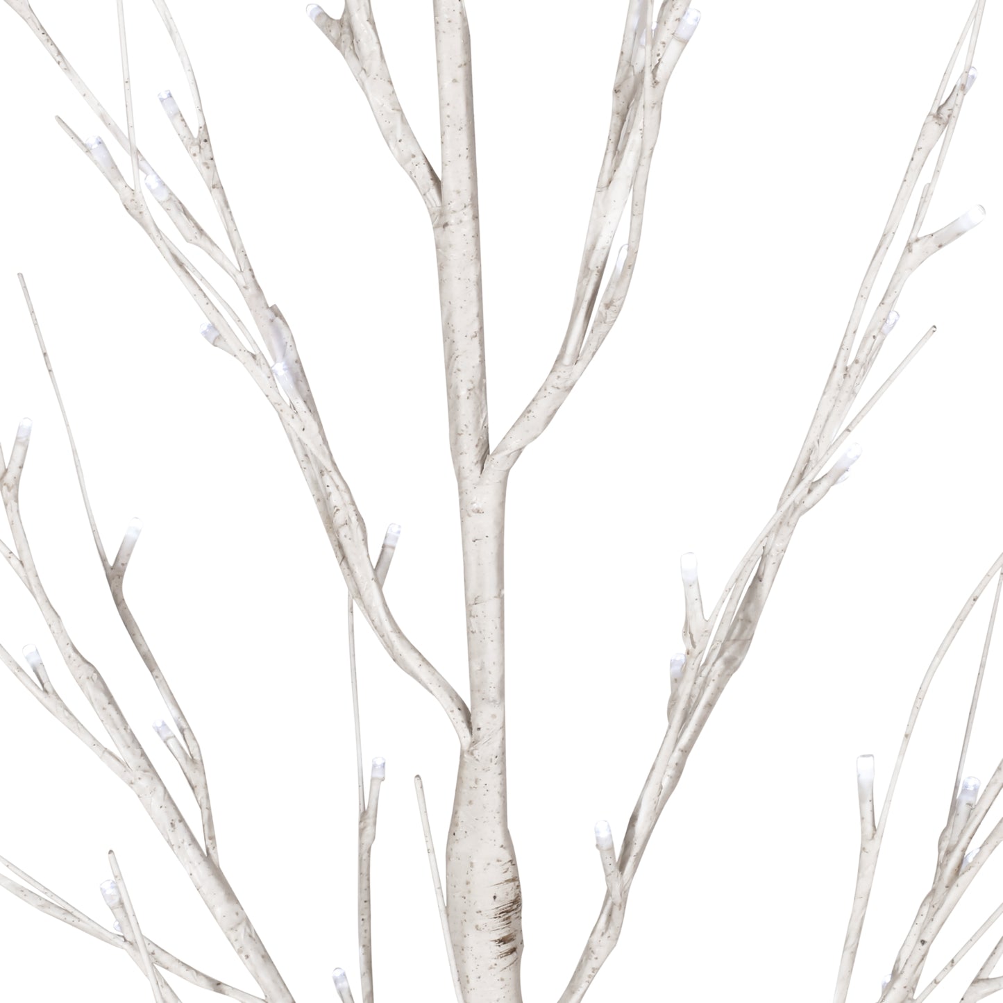 Bolton 6-Foot Pre-Lit 96 White LED Artificial Twig Birch Tree, White