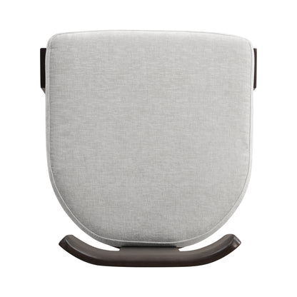 Dinrele Upholstered Fabric Dining Chairs Set of 2