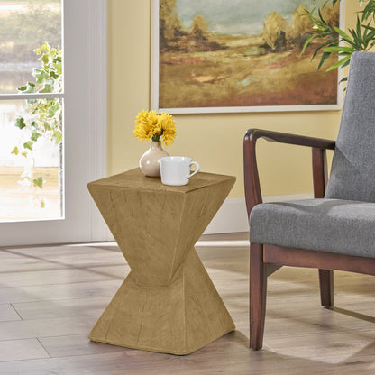 Jerod Indoor Lightweight Concrete Accent Table