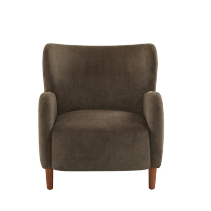 Parmelar Velvet Upholstered Wingback Club chair