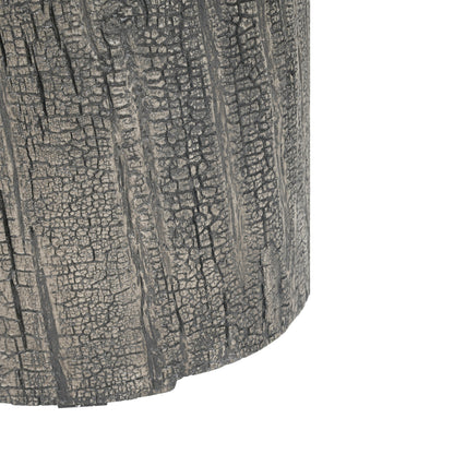 Morvyn Outdoor Fire Pit & Side Table Set – 30,000 BTU Propane Fire Pit + 16x20" Tank Holder,Light Grey