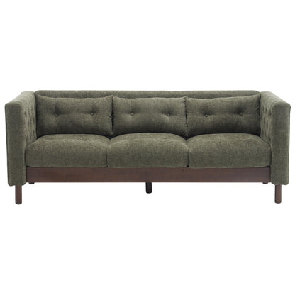 Noirae Upholstered Sofa Modern 3-seater Sofa Couch with Tufted