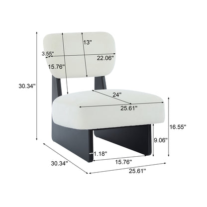 Brilinos Modern Lounge Chair Minimalist Design, Stylish and Comfortable,Set of 2