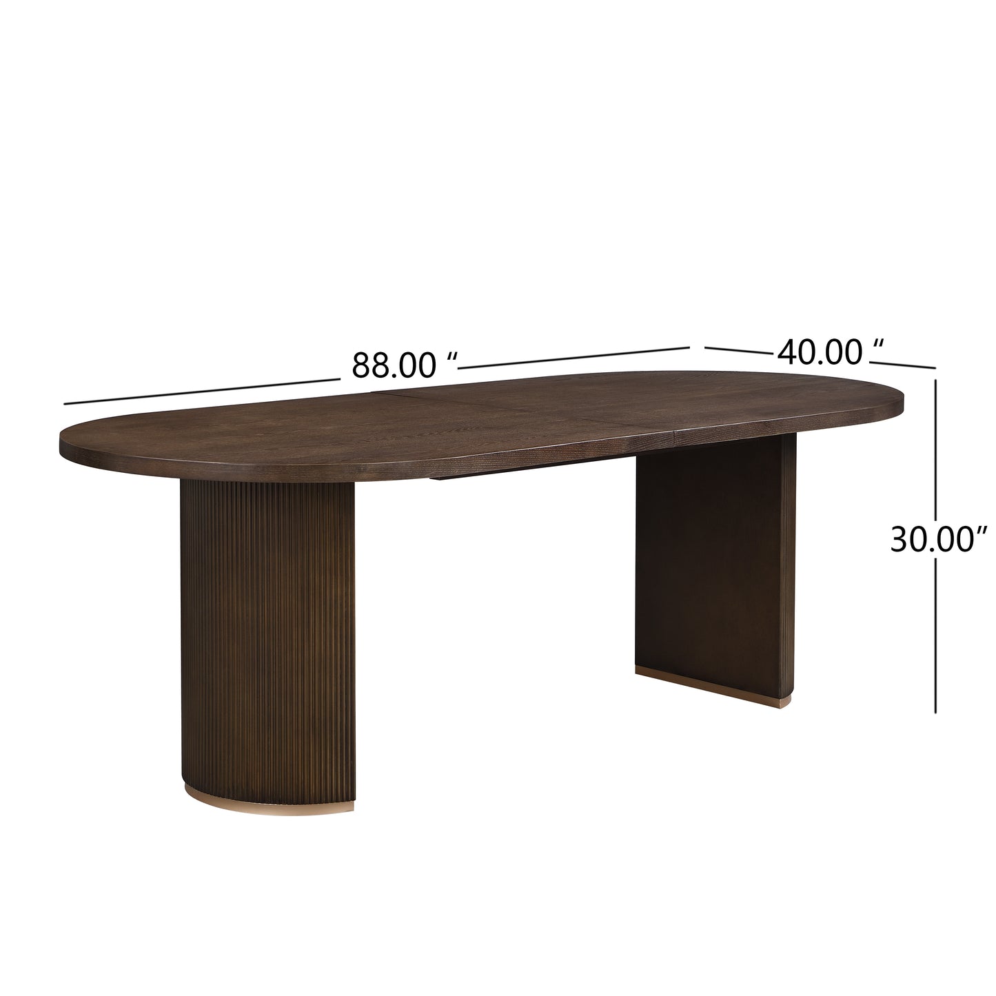 Transear Indoor Oval Dining Table
