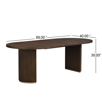 Transear Indoor Oval Dining Table