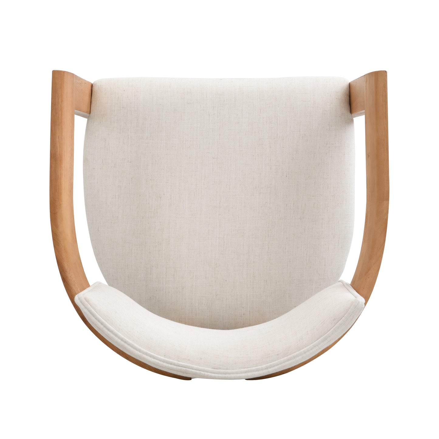 Thorn 30" Wooden Frame and Upholstered barstool with arm and back,Set of 2