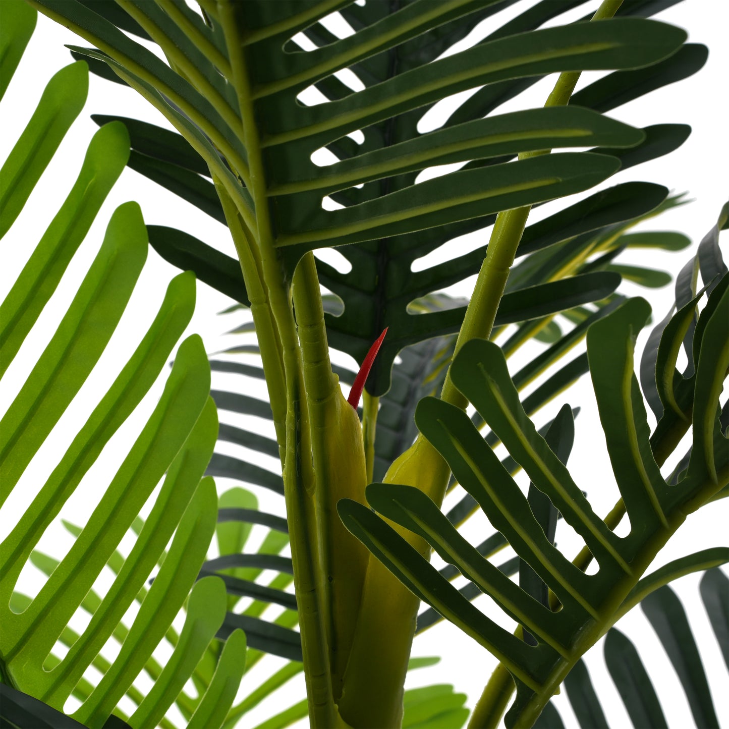 Ambrose 61" Artificial Palm Tree with Black Plastic Pot - 2pcs