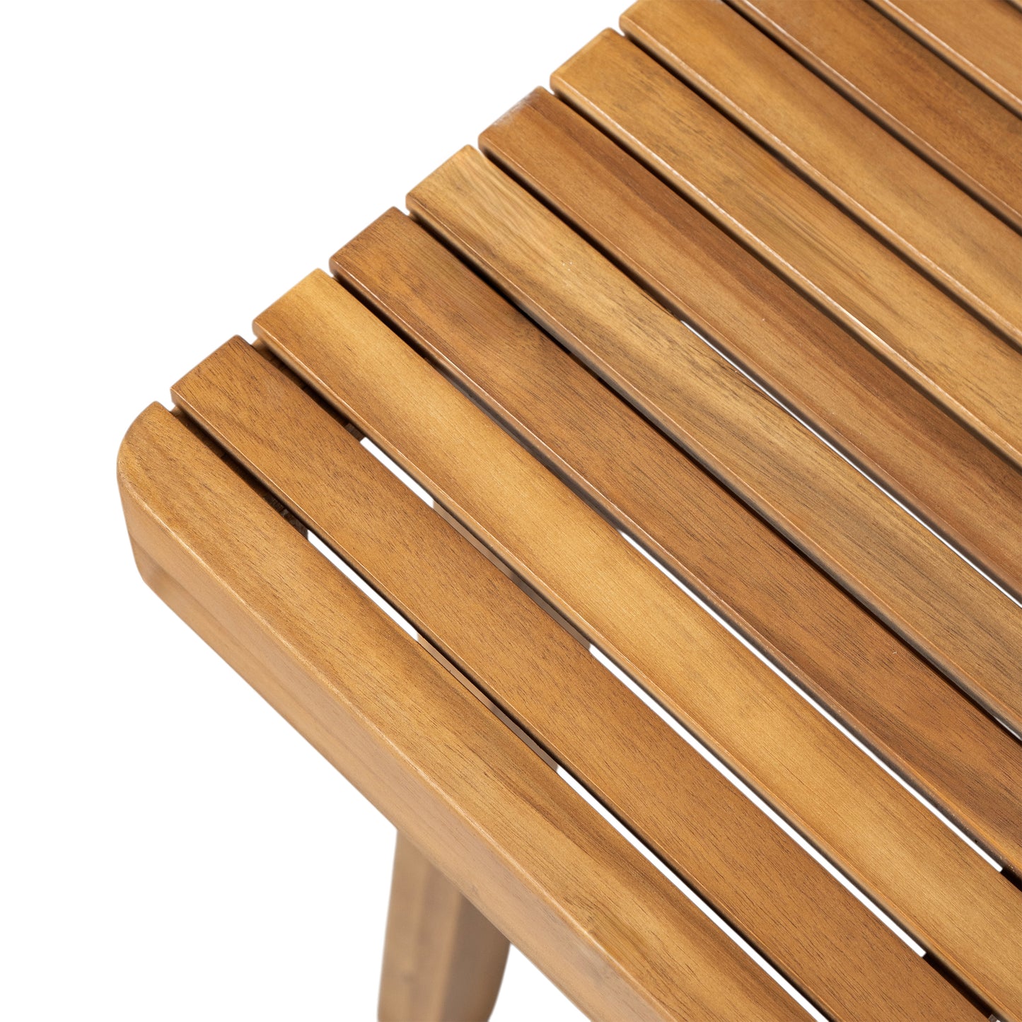 Somadorin 69" Acacia Wood Outdoor Dining Table with Slatted Top
