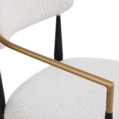 Camas Zephyr Indoor Fabric Dining Chair Set of 2