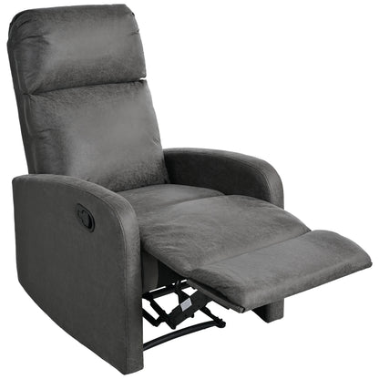 Elarra Modern Recliner Manual Recliner Home Theater Manual Recliner Chair with Adjustable Backrest