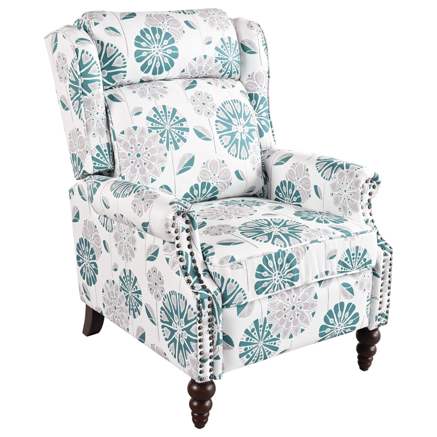 Marlowe Push Back Recliner Chair Upholstered Recliner Armchair