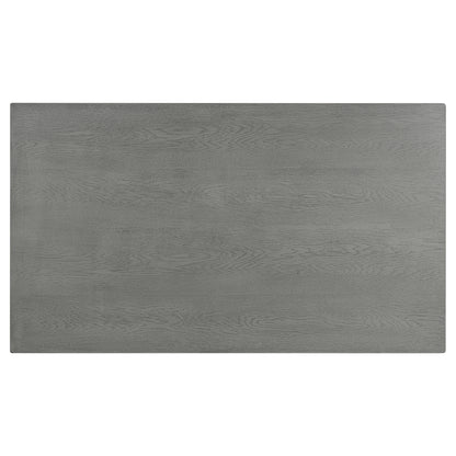 55.1" Wood Coffee Table with Black Legs, 2 Open Storage Shelves, Modern Living Room Table