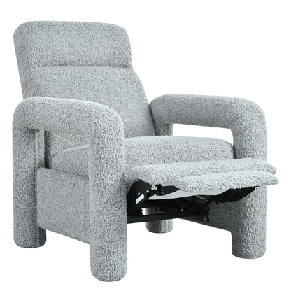 Zuvia Push Back Recliner Armchair Upholstered Recliner Chair Single Sofa