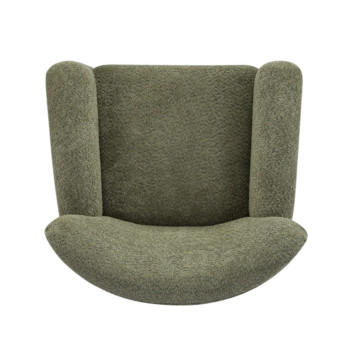 Isorylis Premium Fabric Cozy Wingback Solid Armchair