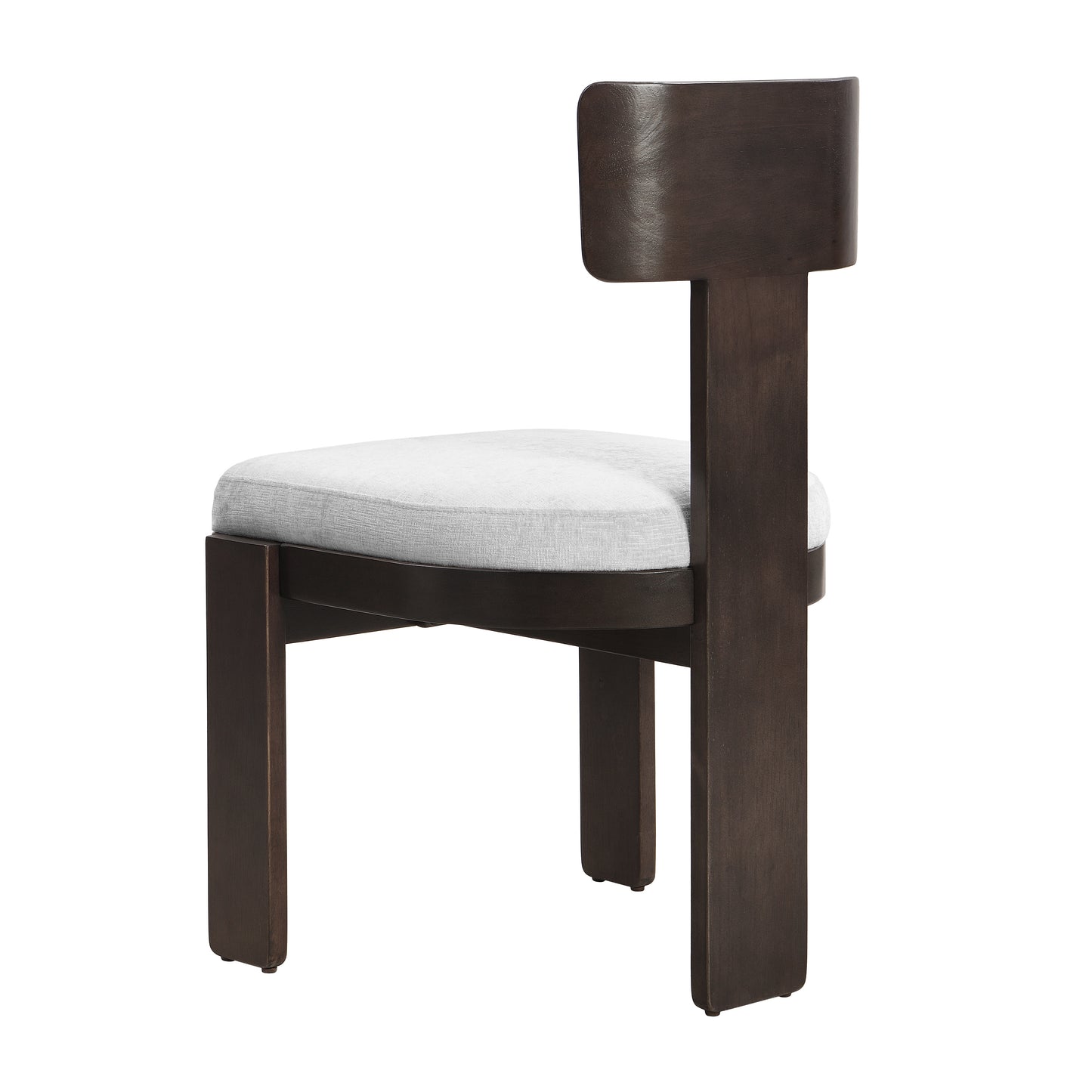 Dinrele Upholstered Fabric Dining Chairs Set of 2