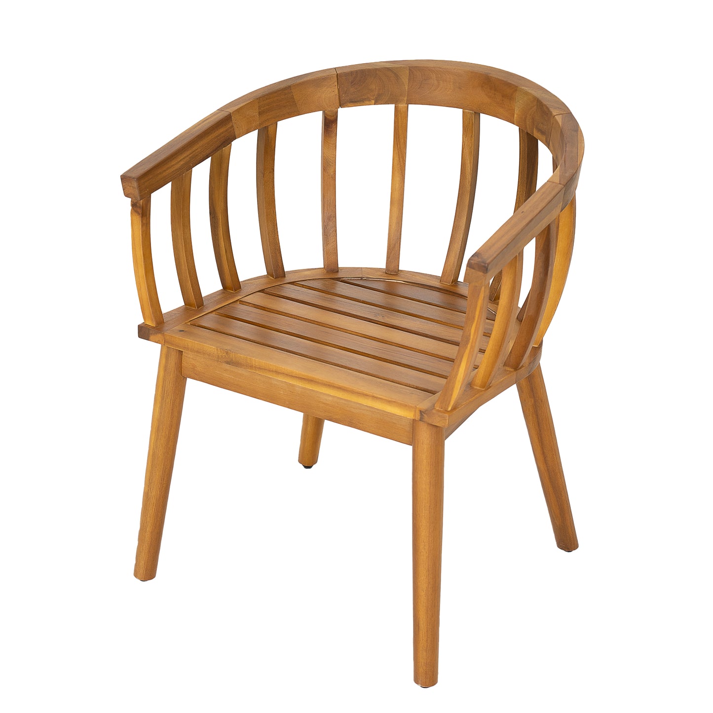 Klismos Solid Wood Upholstered Dining Armchair,Set of 2