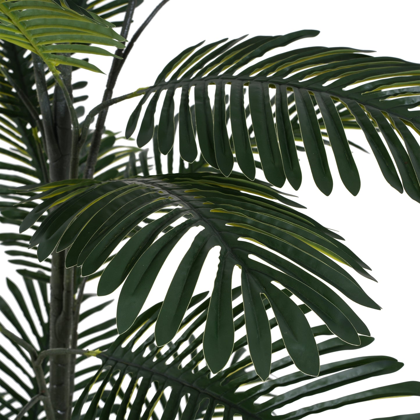 Fintan 86" Artificial Palm Tree with Black Plastic Pot